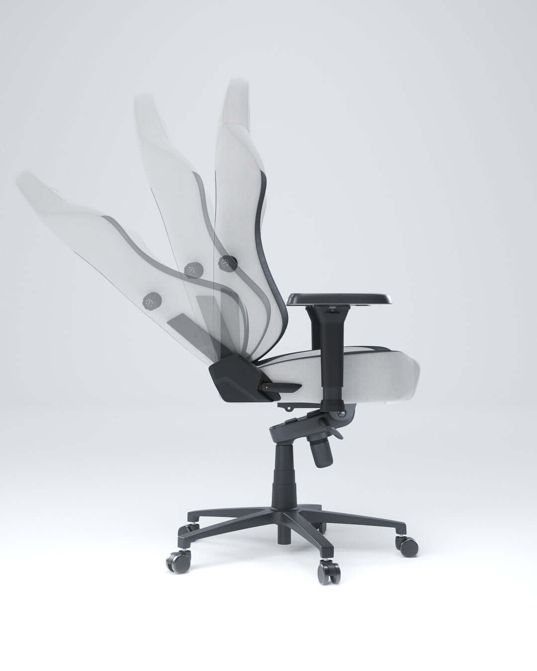 UltraDesk THRONE chaise gaming en tissu polyvalente Noir